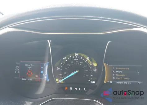 2017 Ford Fusion Hybrid Titanium z USA, uszkodzony, nr VIN 3FA6P0RU1HR203797